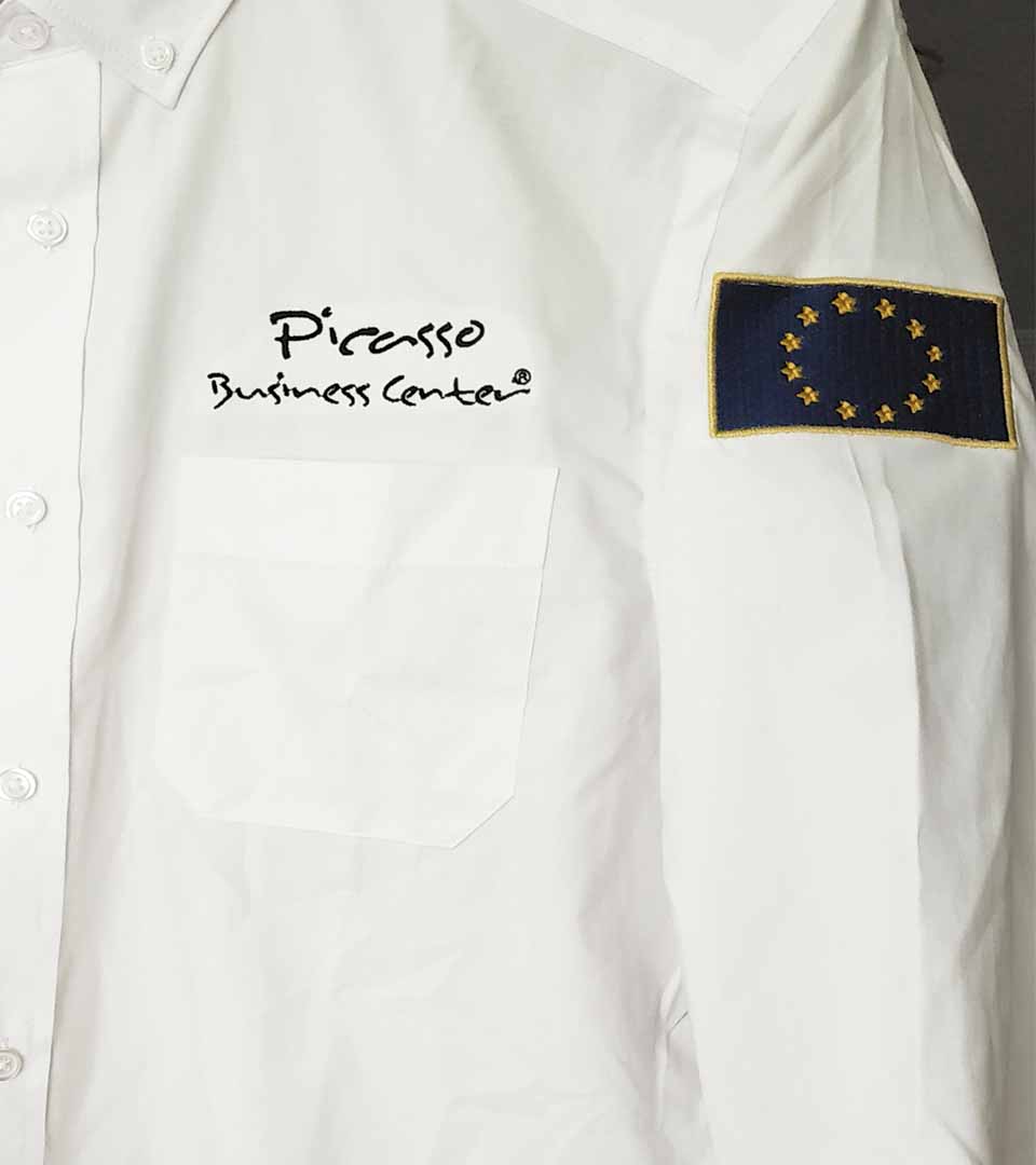 Camisa empleado de Picasso Business Center camisa picasso business center